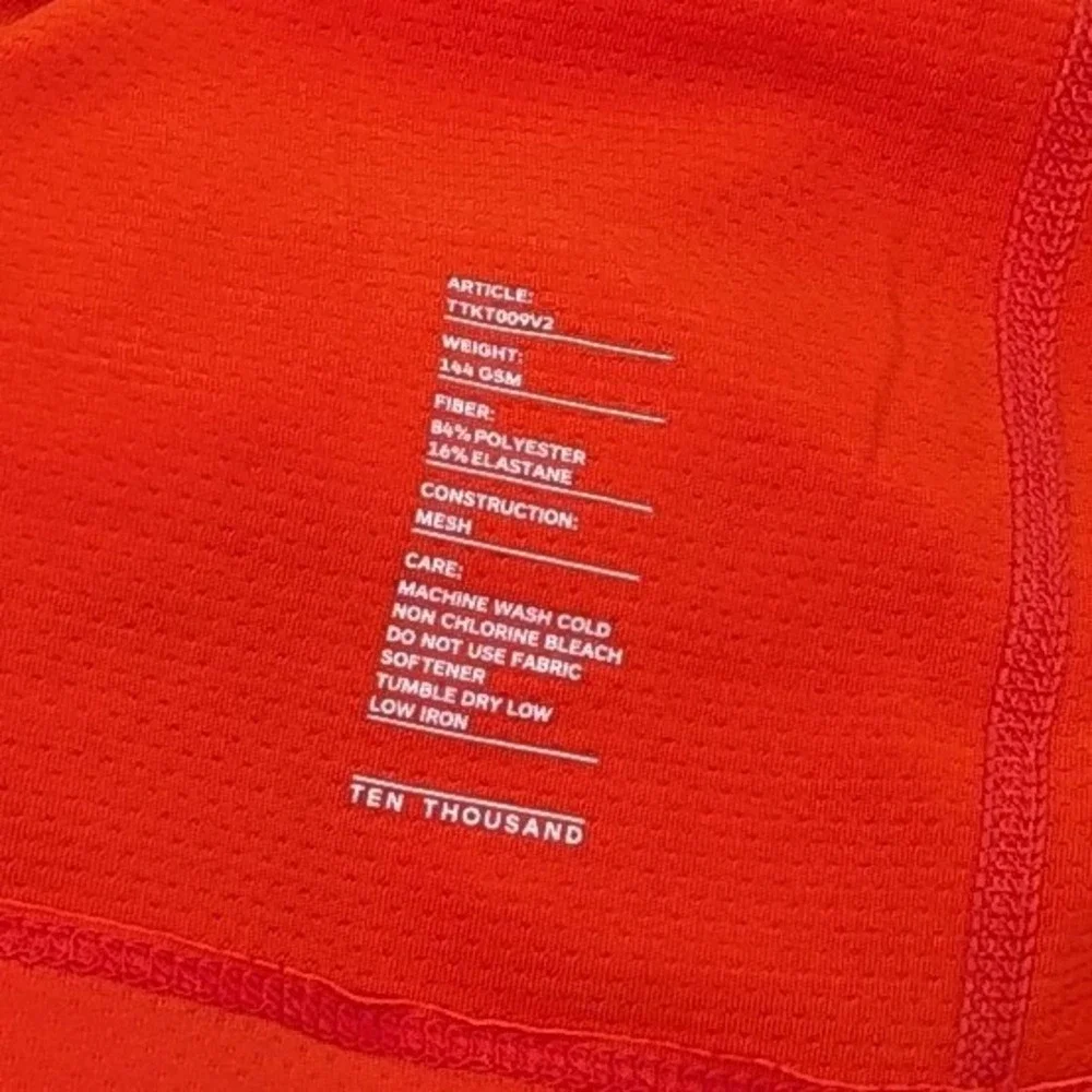 Ten Thousand The Versatile Shirt Mens XL Black Orange Training Active Lot of 2